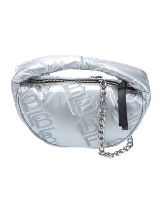 By Far Nylon Top Handle Bag