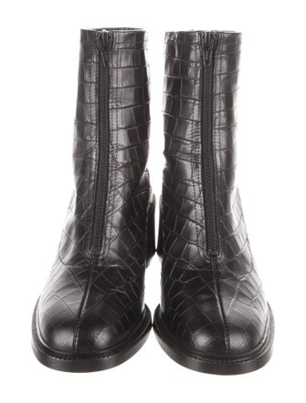 By Far Leather Sock Boots