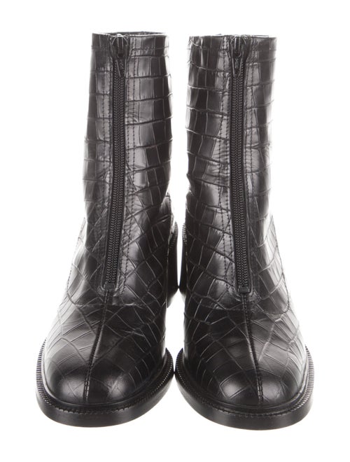 By Far Leather Sock Boots