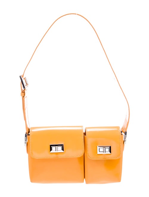 By Far Patent Leather Shoulder Bag