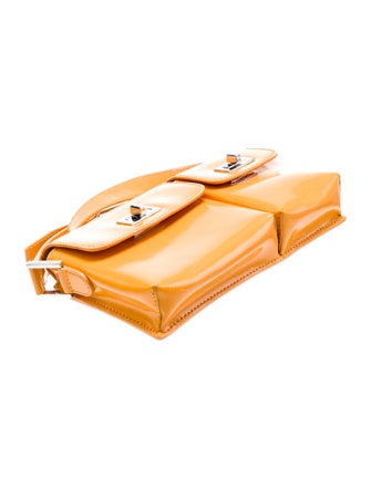 By Far Patent Leather Shoulder Bag