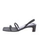 By Far Leather Slingback Sandals