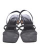 By Far Leather Slingback Sandals