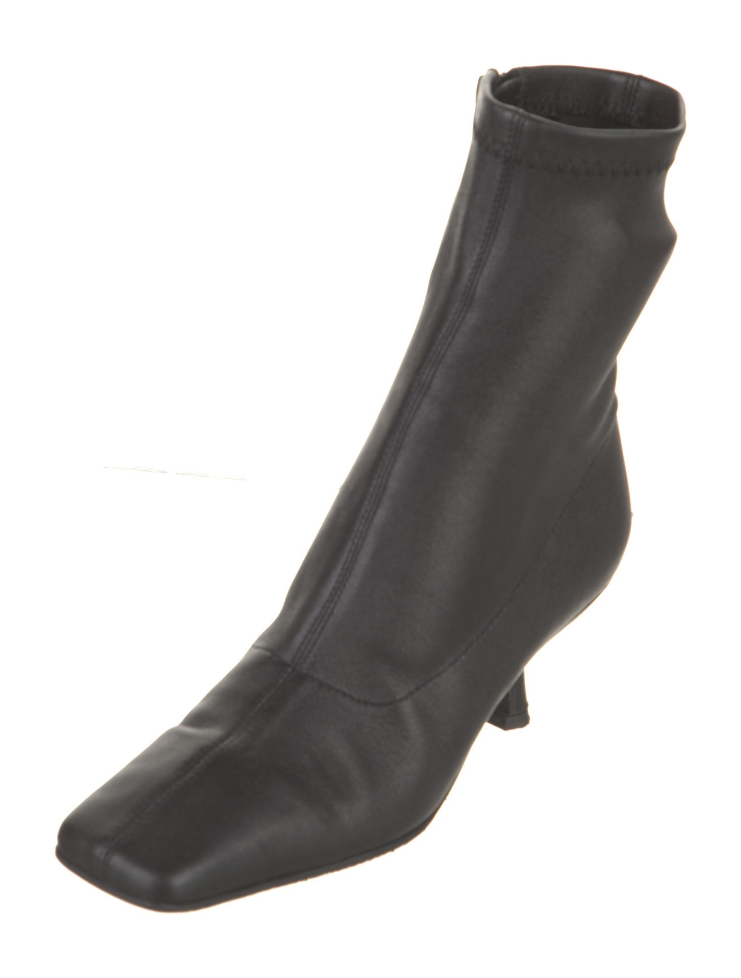 By Far Leather Sock Boots