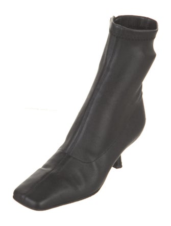 By Far Leather Sock Boots