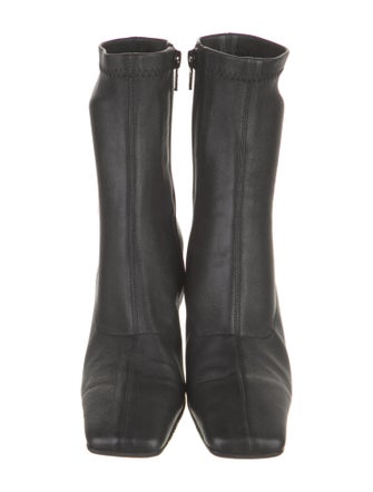 By Far Leather Sock Boots