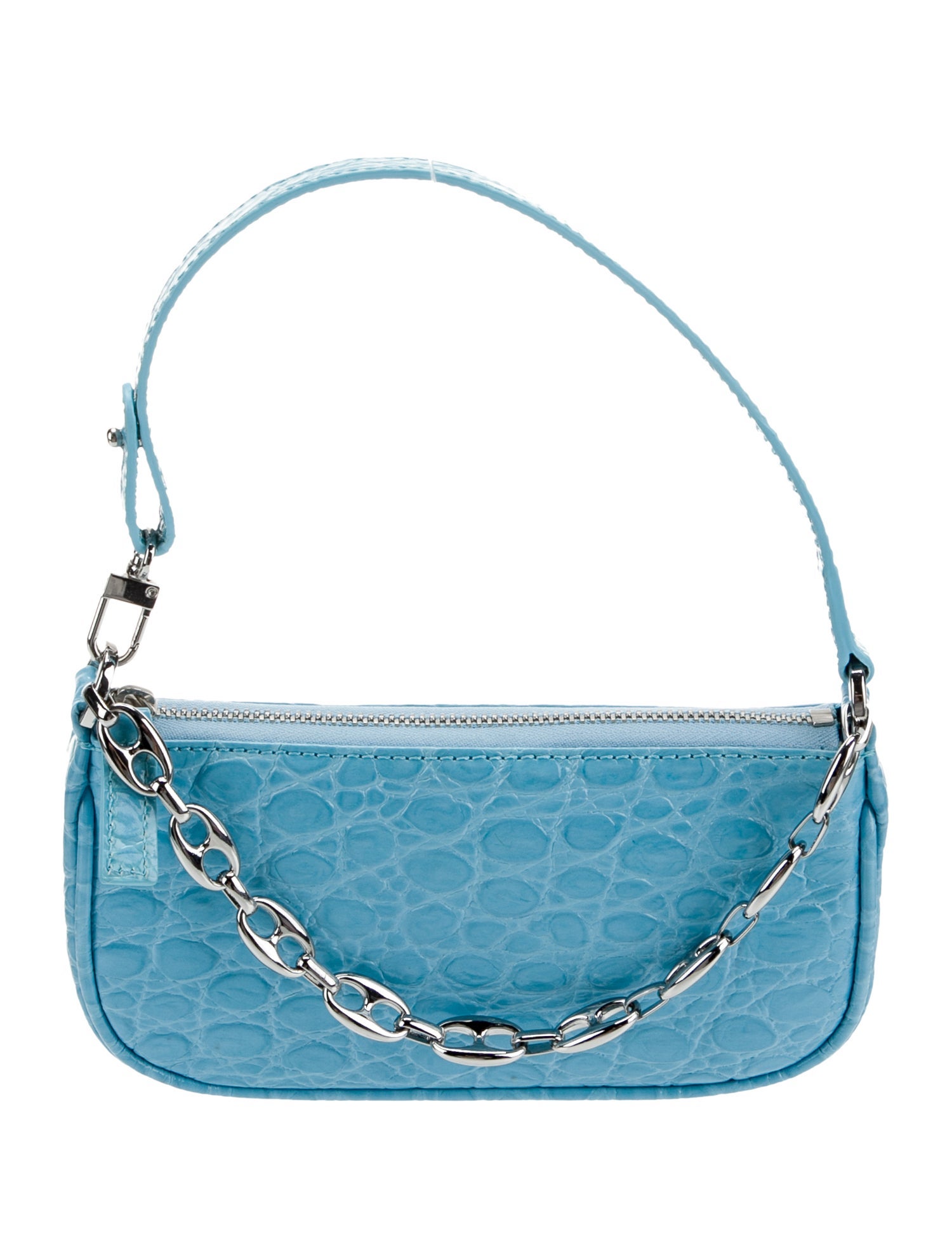 By Far Leather Top Handle Bag