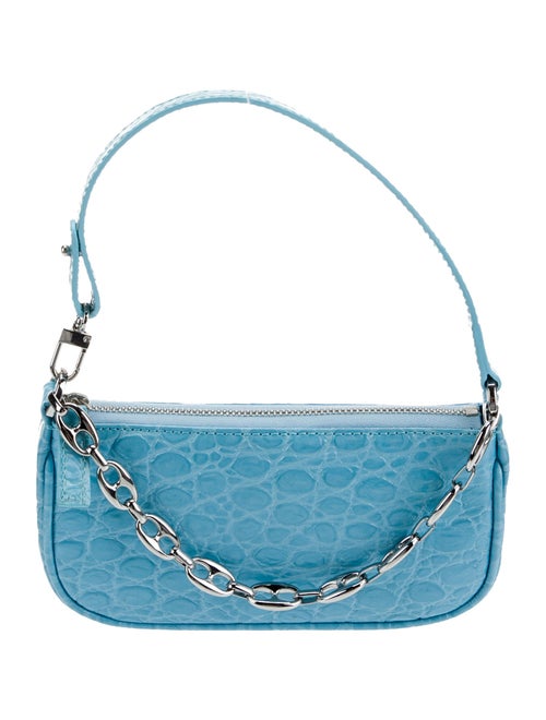 By Far Leather Top Handle Bag