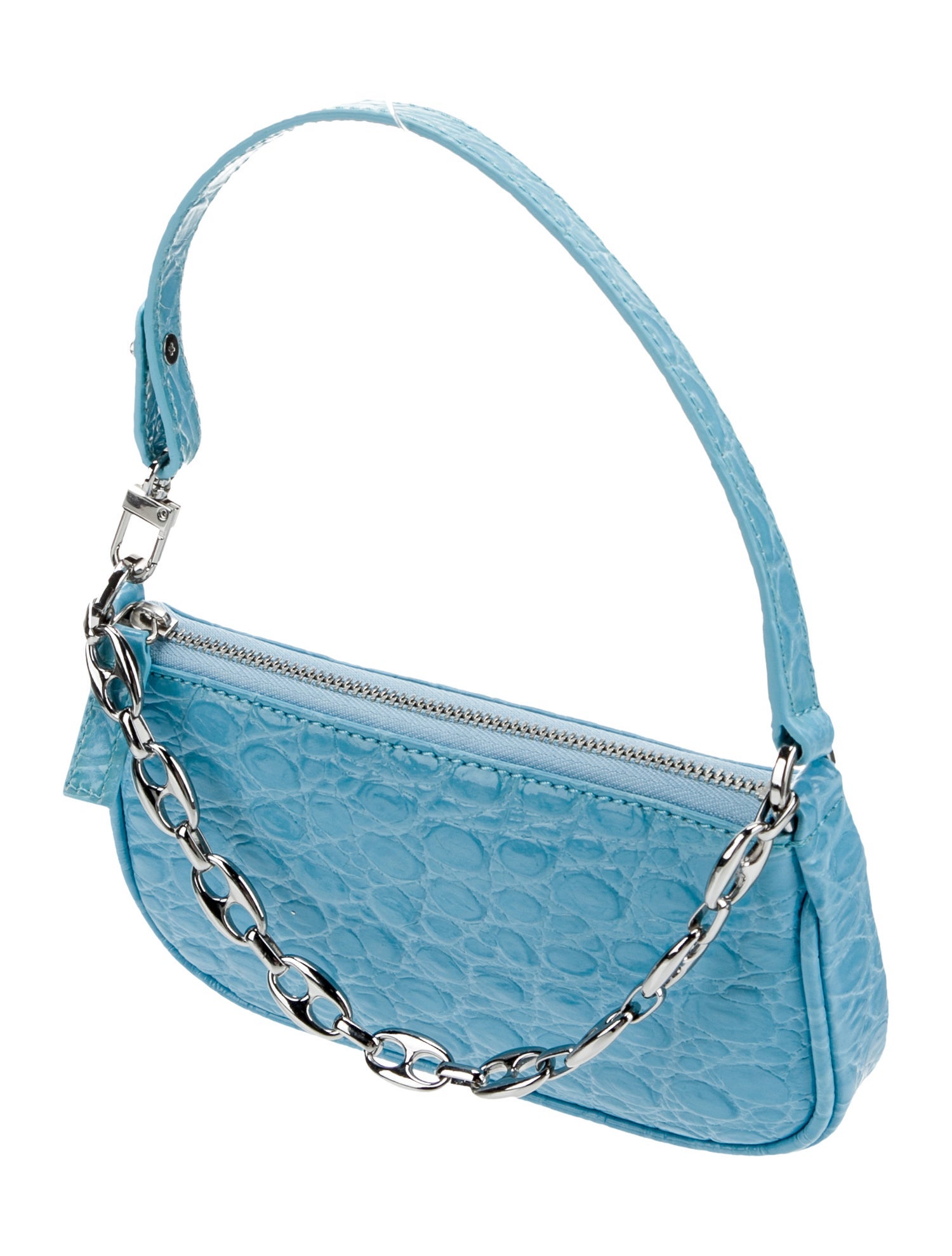 By Far Leather Top Handle Bag