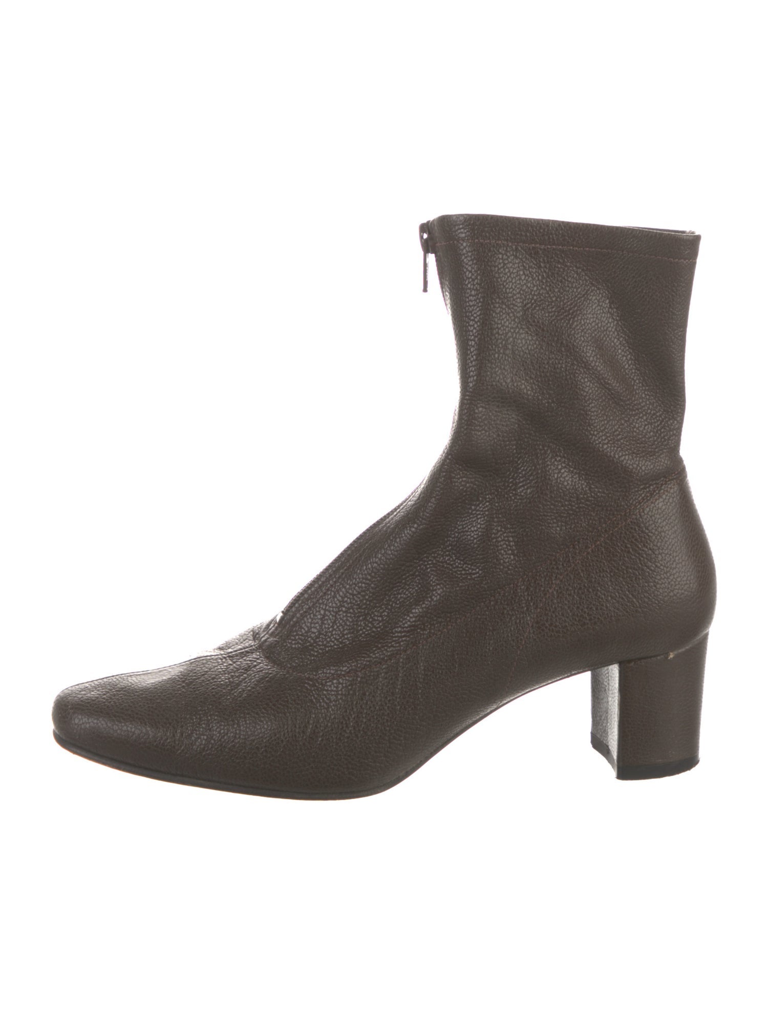 By Far Leather Sock Boots