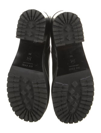 By Far Leather Combat Boots