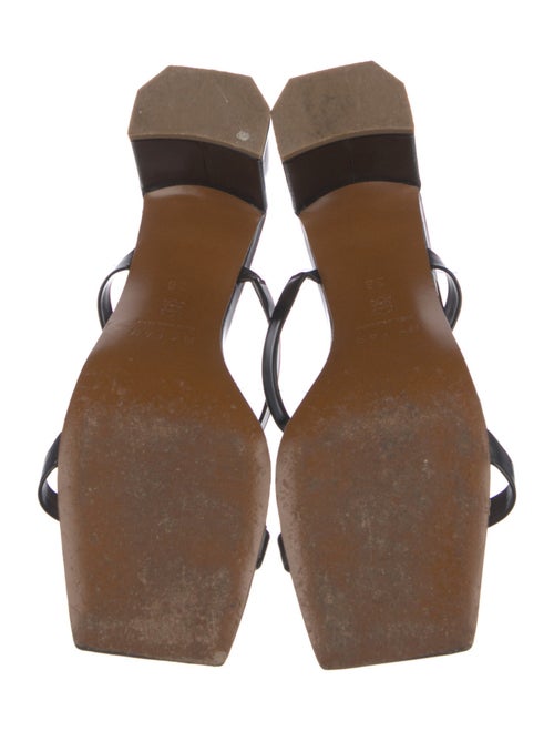 By Far Leather Slides