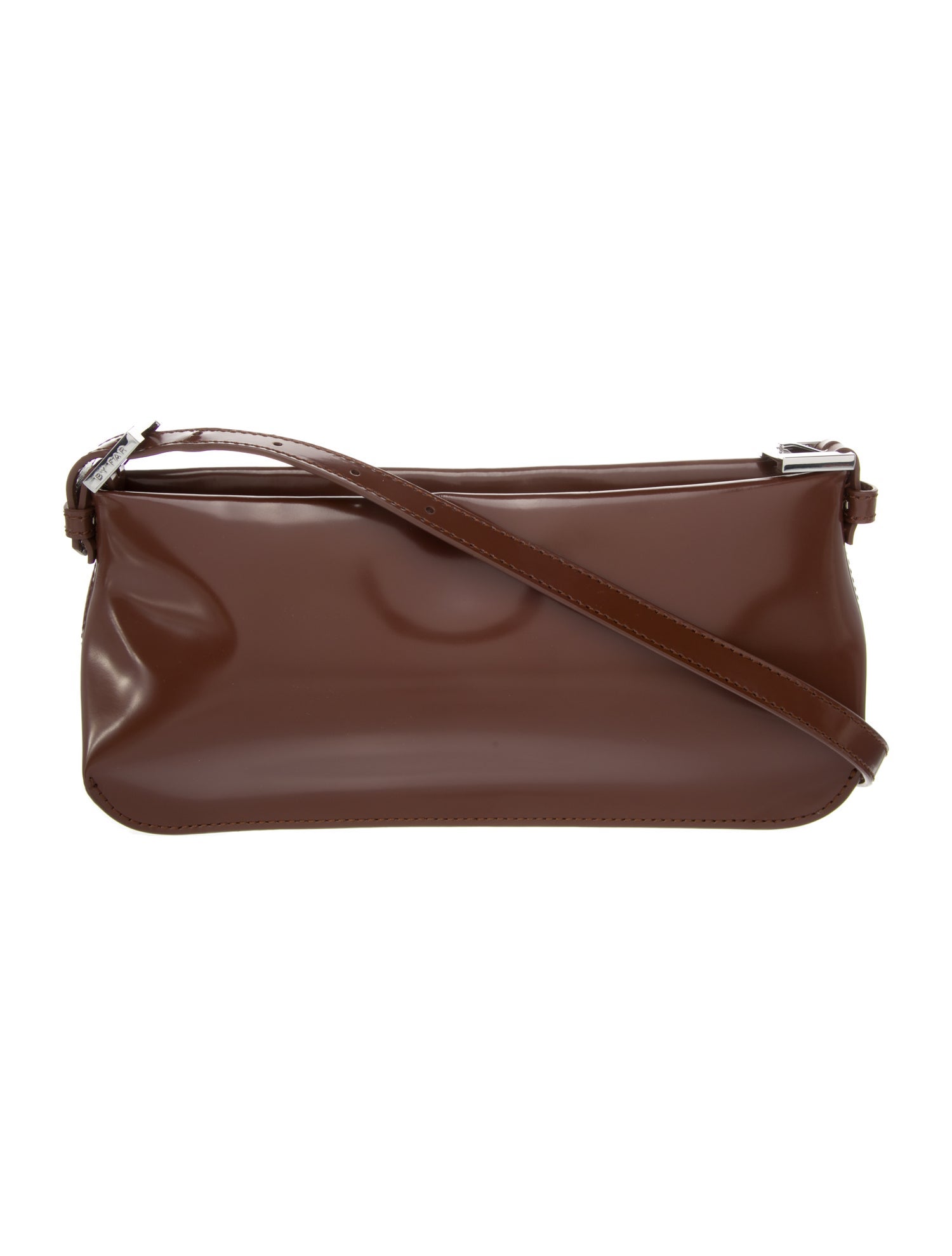 By Far Patent Leather Shoulder Bag