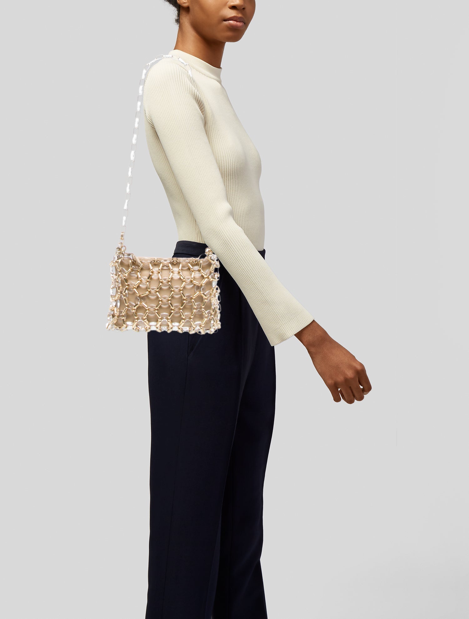 By Far Leather Shoulder Bag