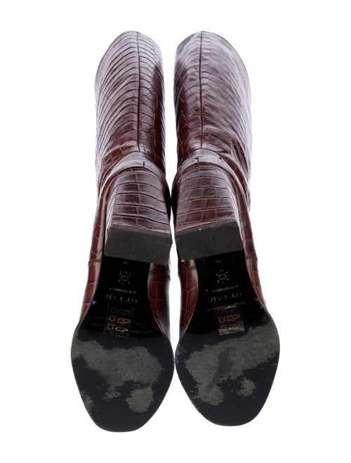 By Far Leather Patterned Boots