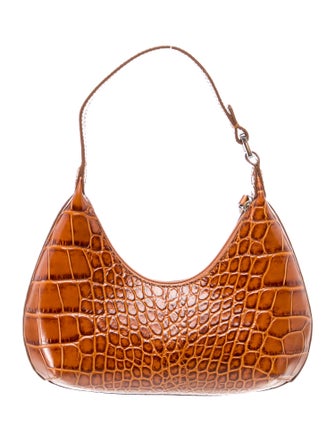 By Far Crocodile Shoulder Bag