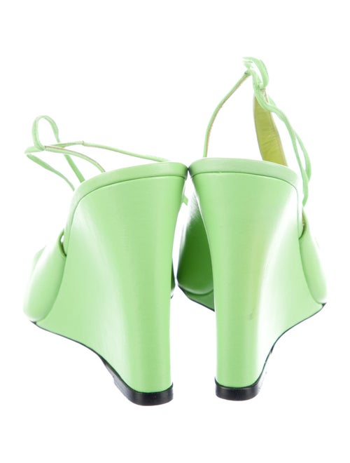 By Far Leather Slingback Pumps