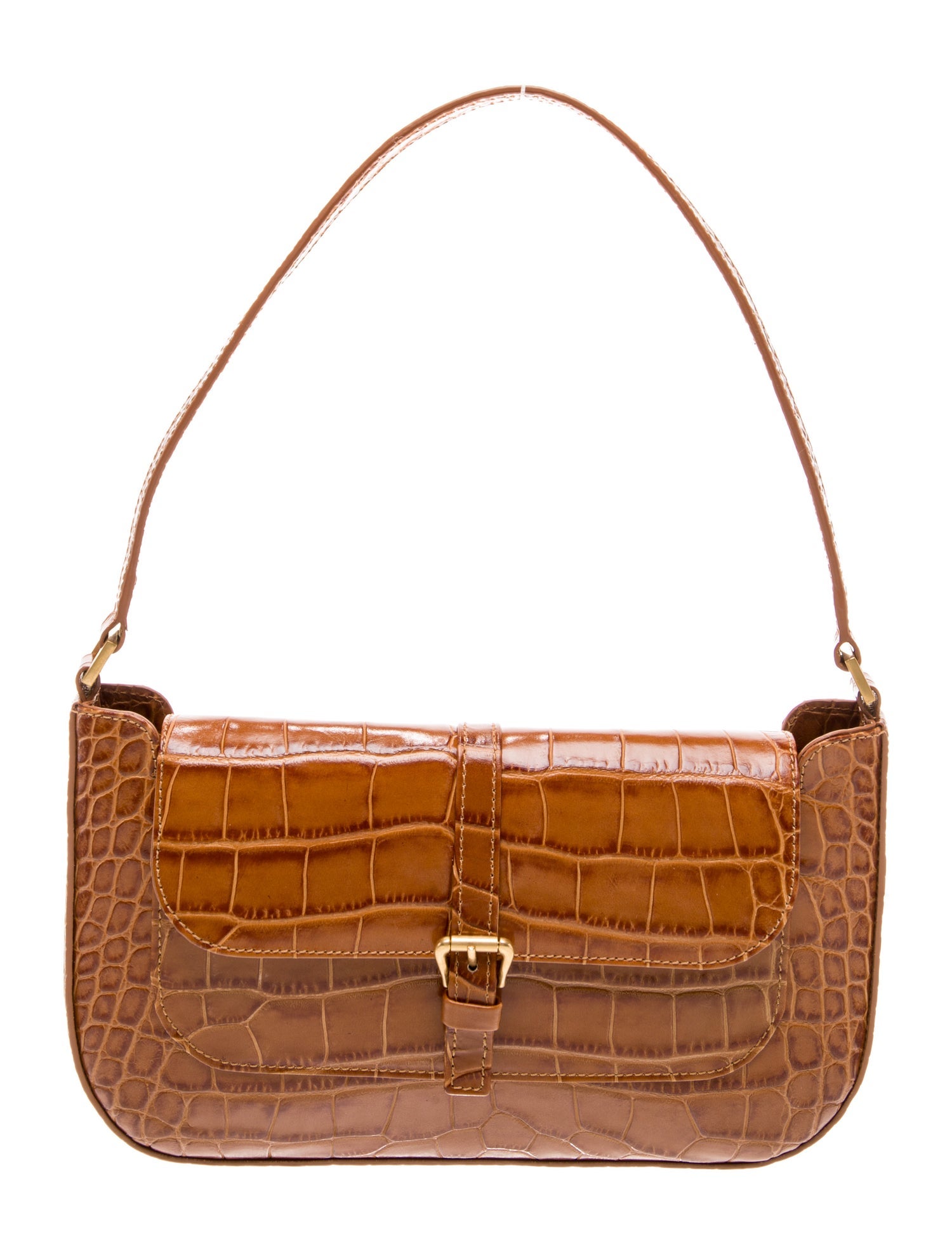 By Far Leather Top Handle Bag