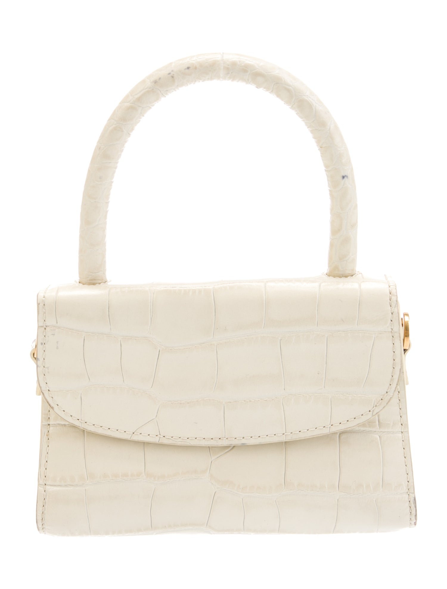 By Far Leather Top Handle Bag