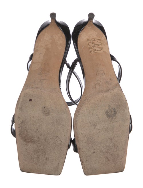 By Far Patent Leather Slides