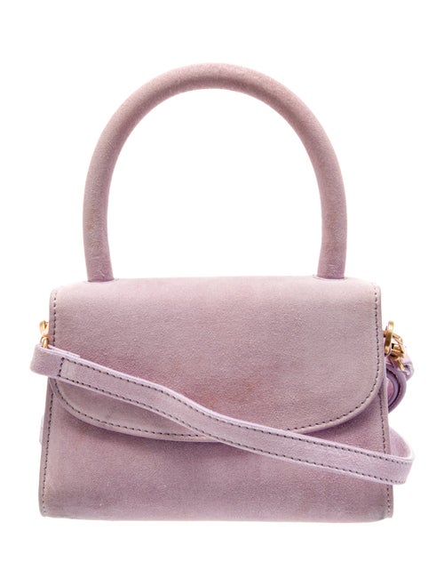 By Far Suede Top Handle Bag