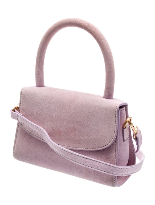 By Far Suede Top Handle Bag