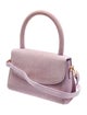 By Far Suede Top Handle Bag