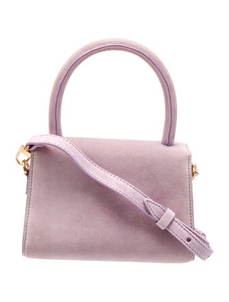 By Far Suede Top Handle Bag