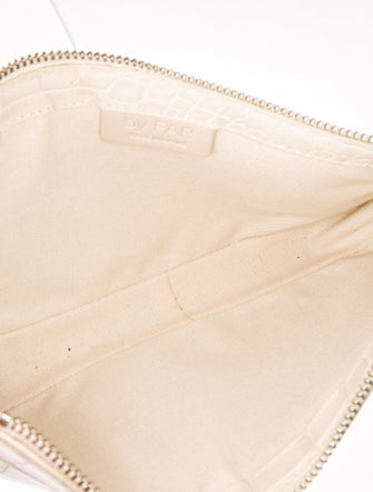By Far Embossed Leather Shoulder Bag