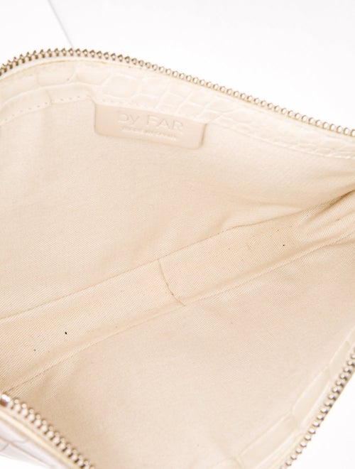 By Far Embossed Leather Shoulder Bag