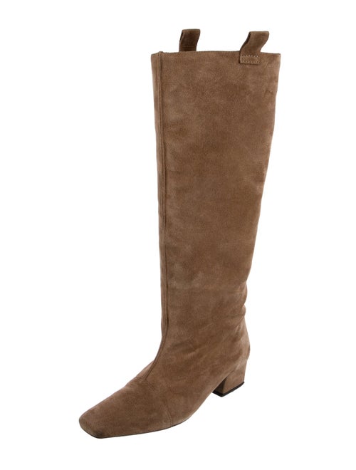 By Far Suede Riding Boots