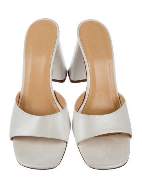 By Far Leather Slides