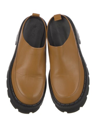 By Far Leather Mules