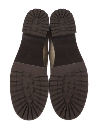 By Far Suede Combat Boots