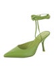 By Far Leather Slingback Pumps
