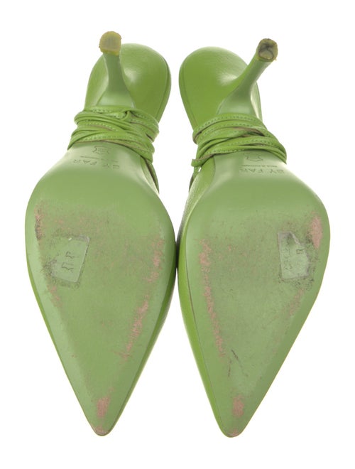 By Far Leather Slingback Pumps