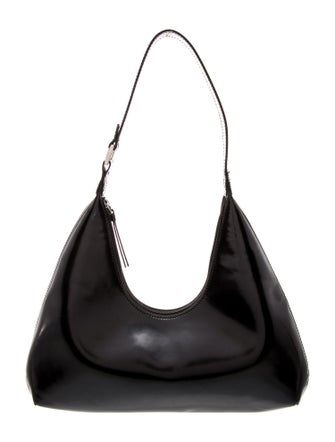 By Far Patent Leather Top Handle Bag