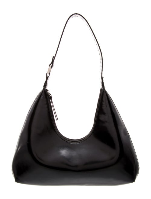 By Far Patent Leather Top Handle Bag