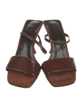 By Far Patent Leather Slides