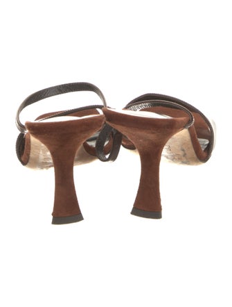 By Far Patent Leather Slides