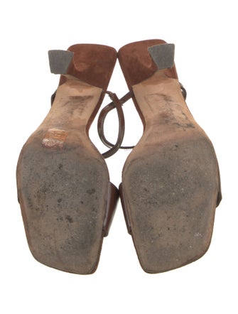 By Far Patent Leather Slides