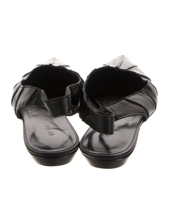 By Far Leather Slingback Flats