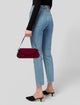 By Far Velvet Top Handle Bag