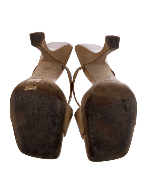 By Far Leather Slides