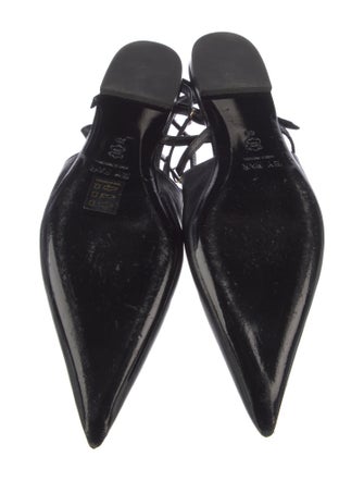 By Far Leather Slingback Flats