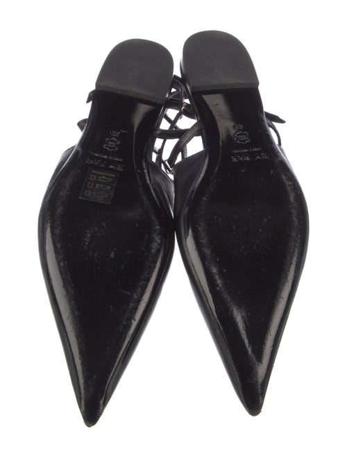 By Far Leather Slingback Flats