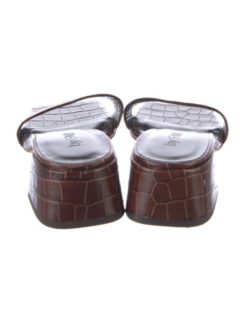 By Far Leather Slides