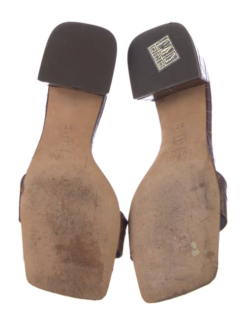 By Far Leather Slides