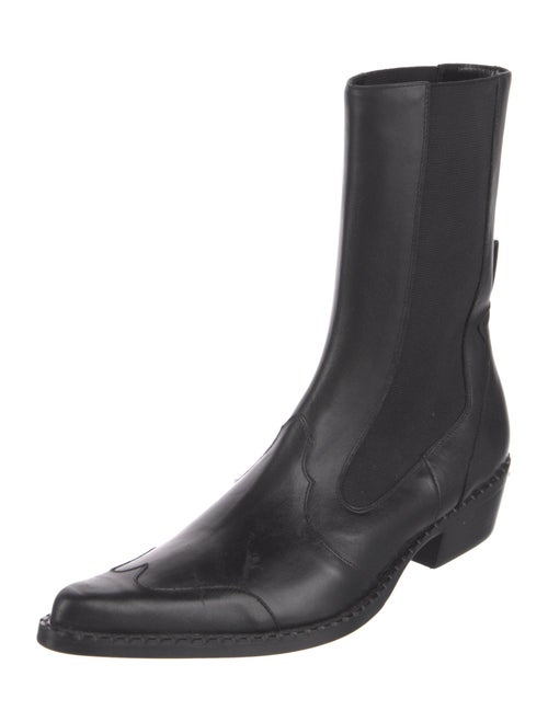 By Far Leather Western Boots