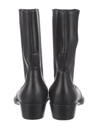 By Far Leather Western Boots